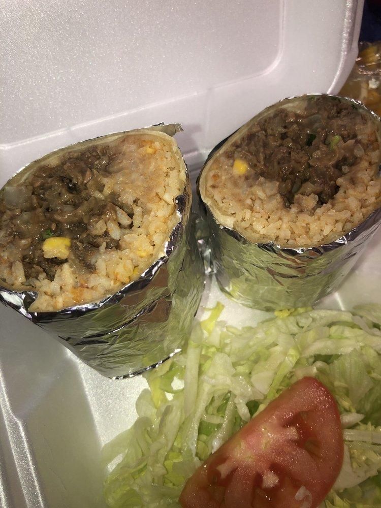 Carne Asada Burrito dish