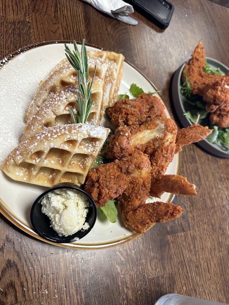 Chicken And Waffles dish