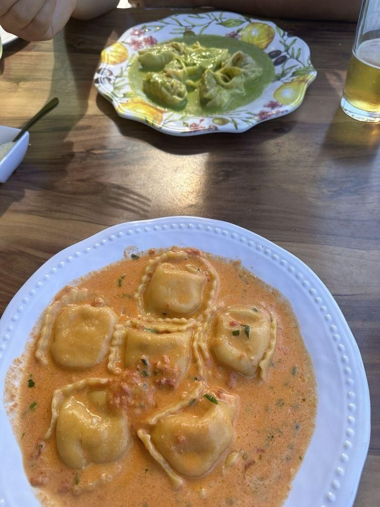 Lobster Ravioli dish