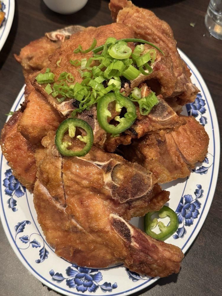 Salt And Pepper Pork Chops dish