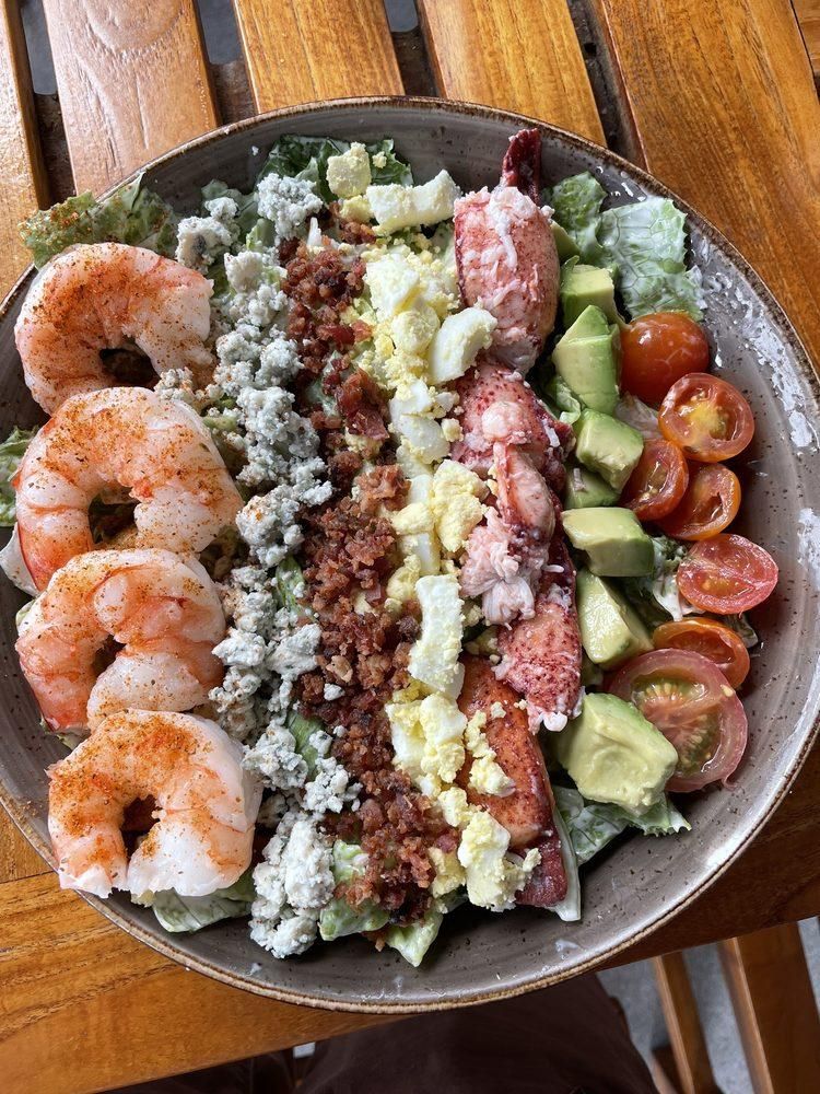Seafood Cobb Salad dish
