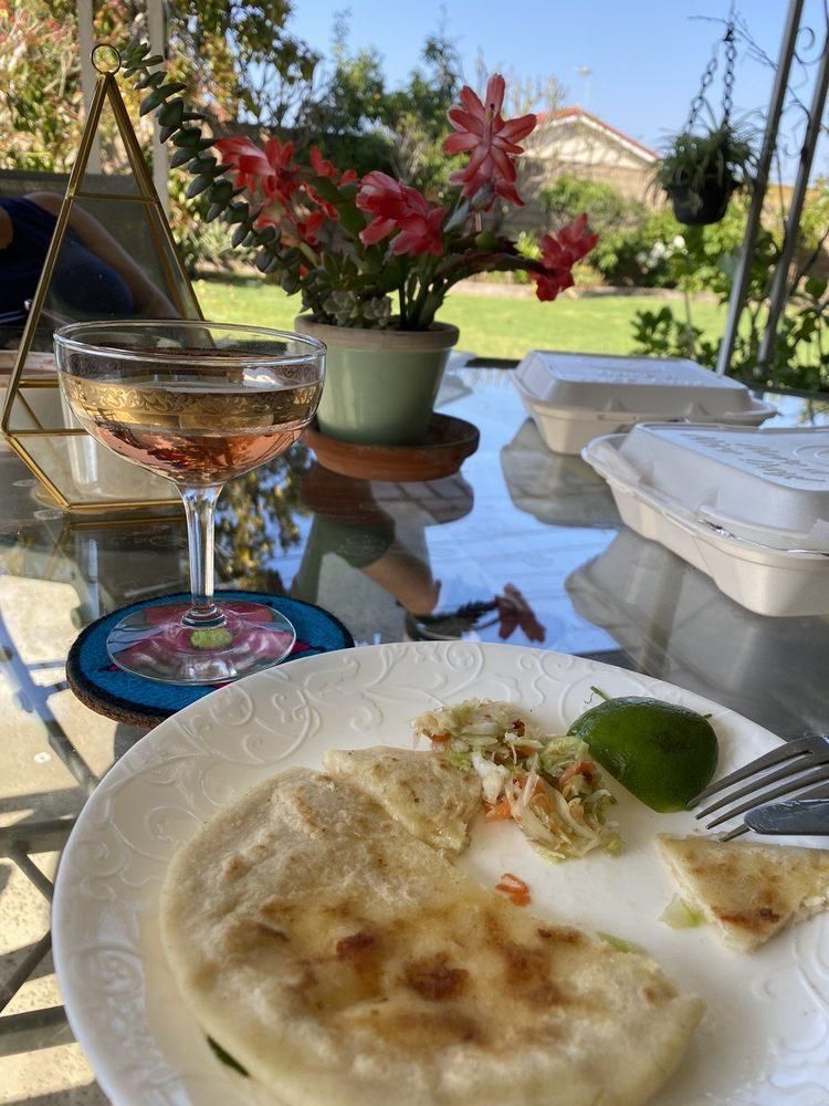 Bean & Cheese Pupusas dish
