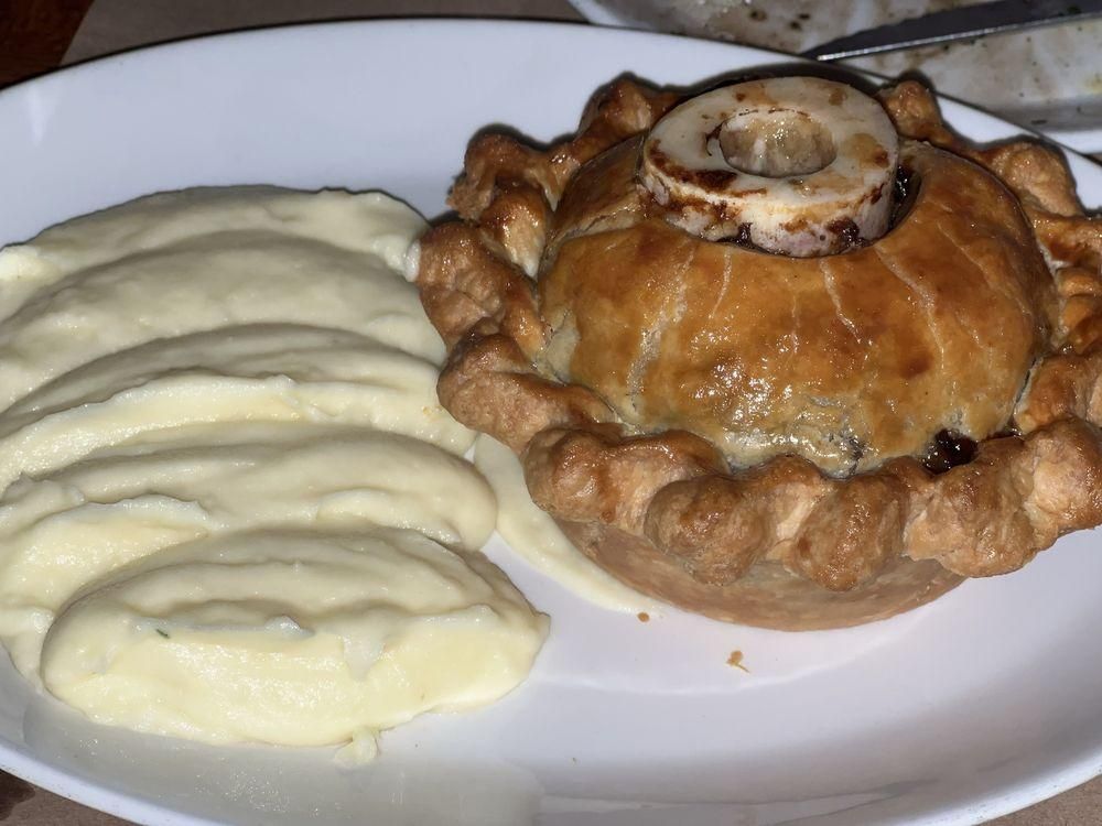 Beef & Bone Marrow Pie dish