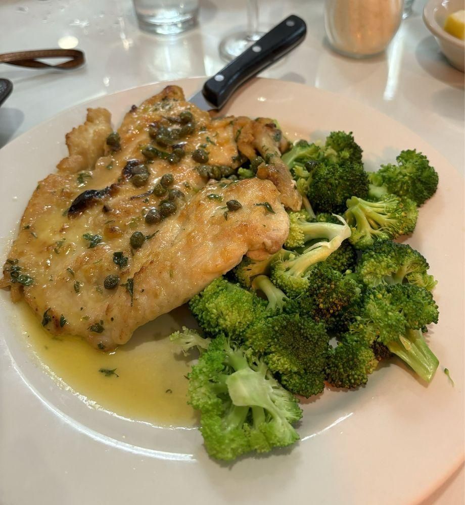 Chicken Piccata dish