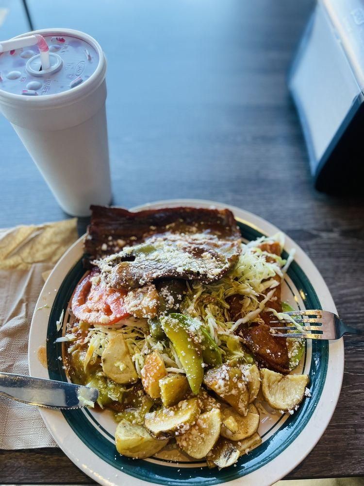 Enchiladas Con Asada dish