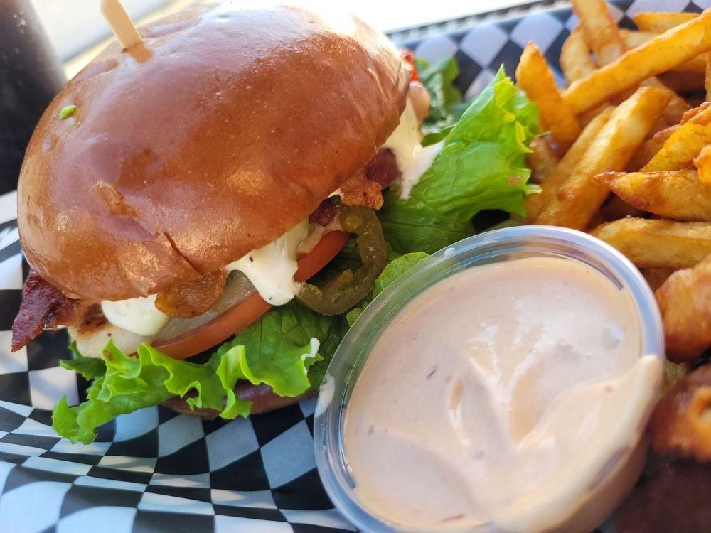 Jalapeno Bacon Chicken Ranch Sandwich dish