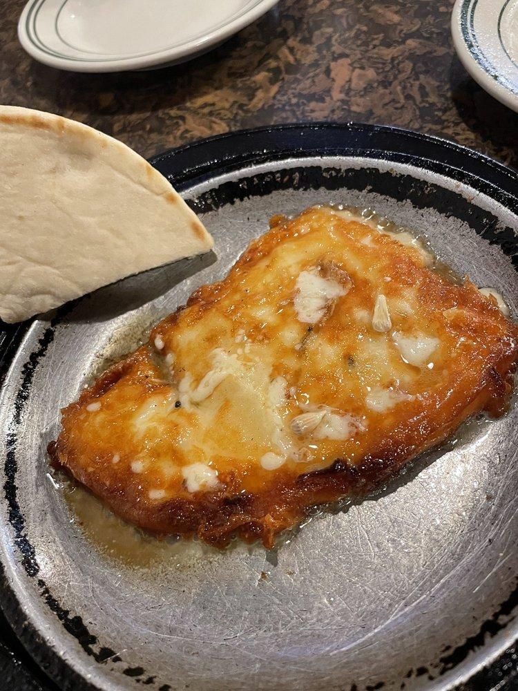 Saganaki dish