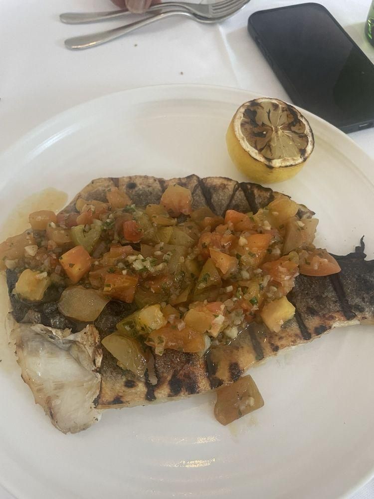 Branzino dish