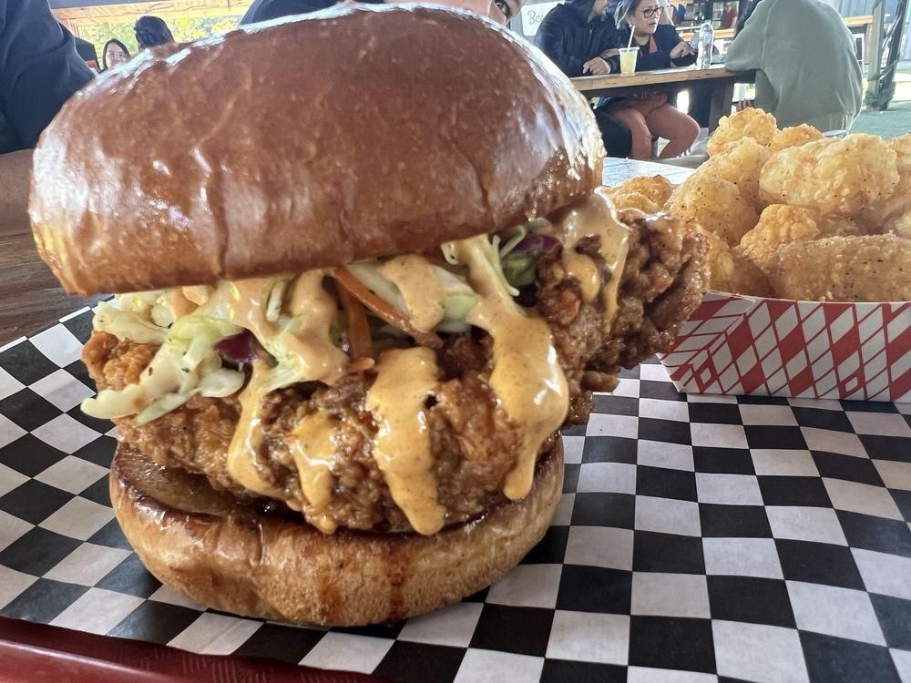 Nashville Chicken Sandwich dish