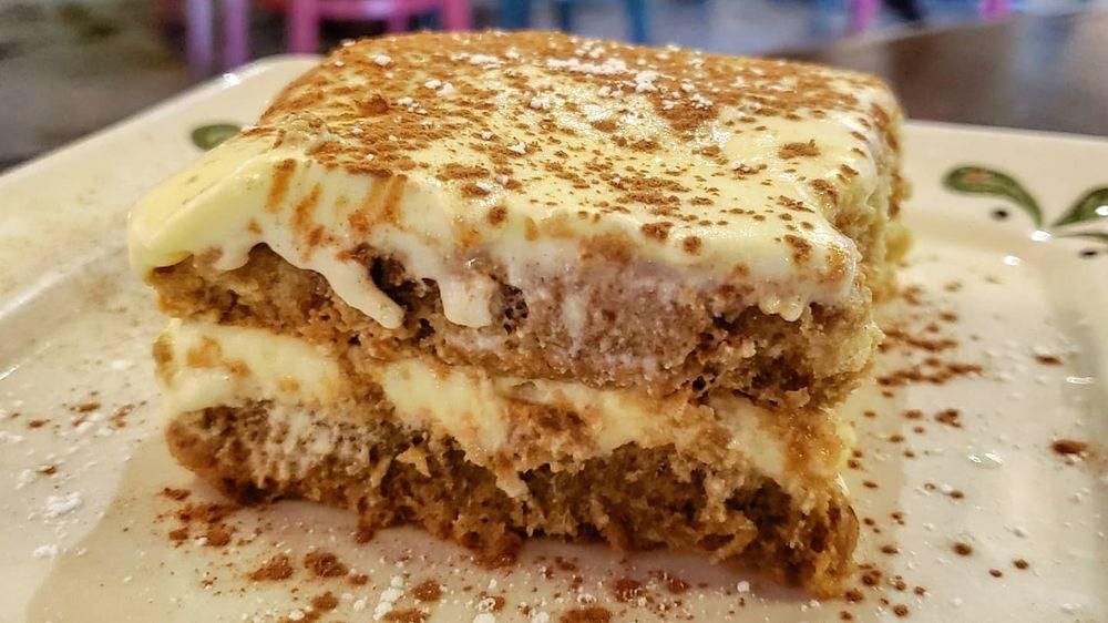 Tiramisu dish