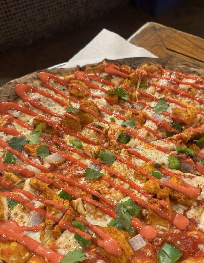 Chicken Tikka Masala Pizza dish