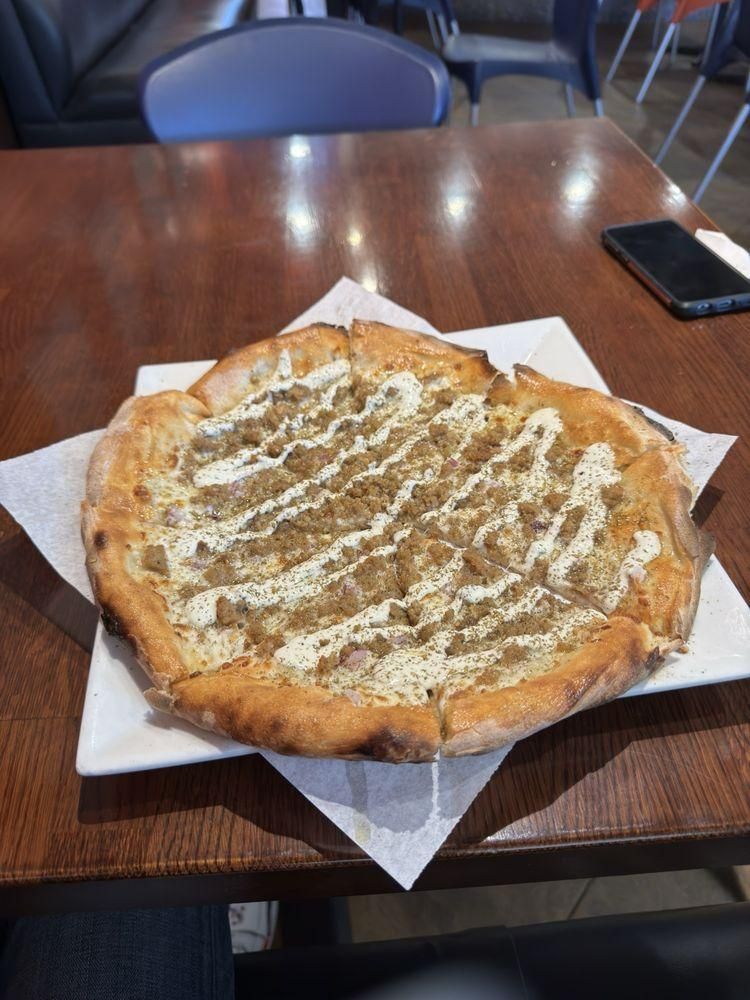 Habibi Lamb Pizza dish