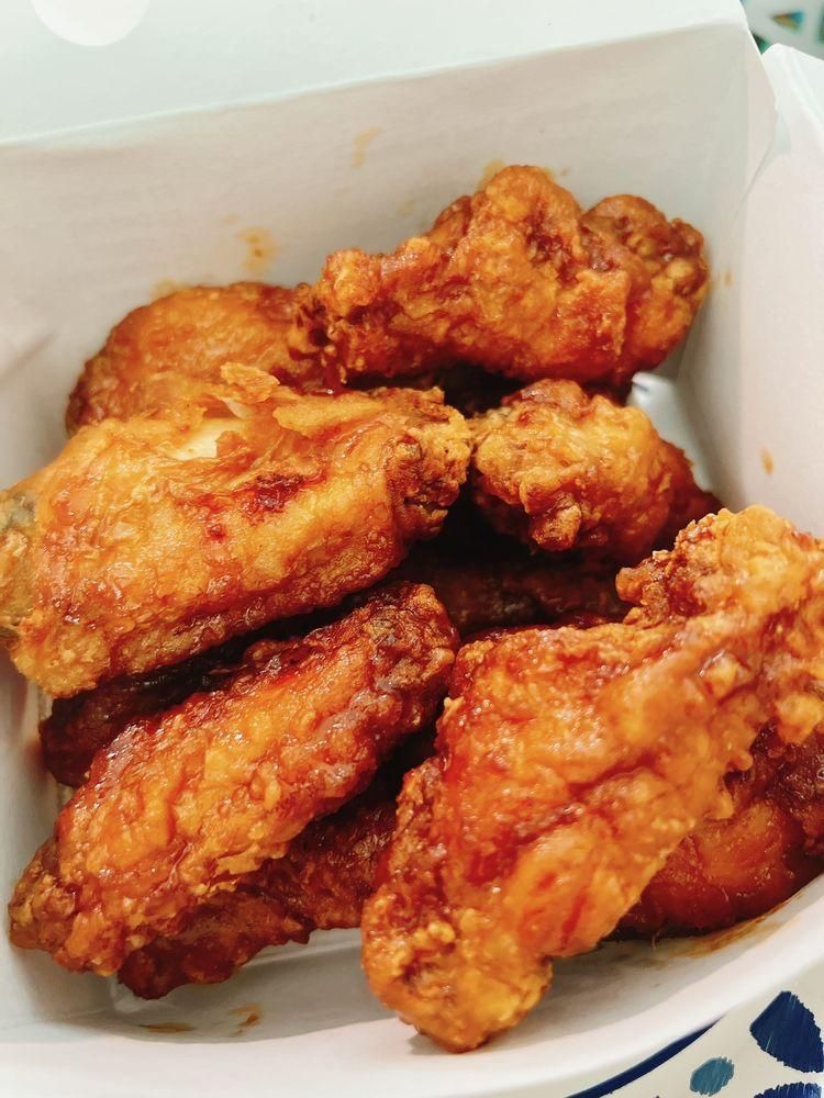 Soy Garlic Wings dish