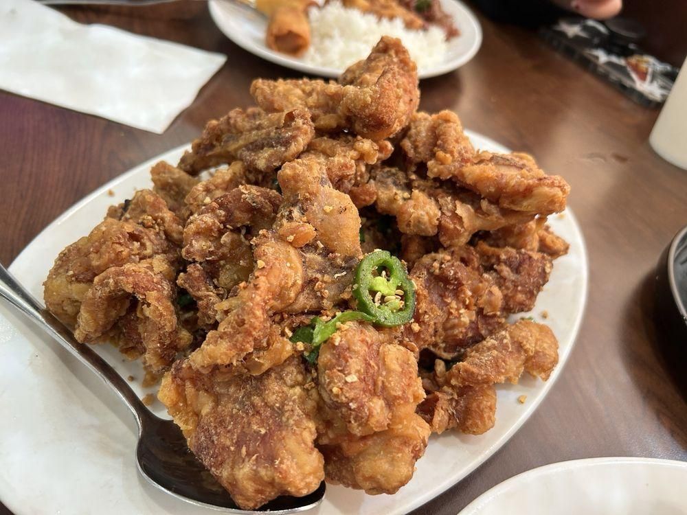 Salt And Pepper Pork Chops dish