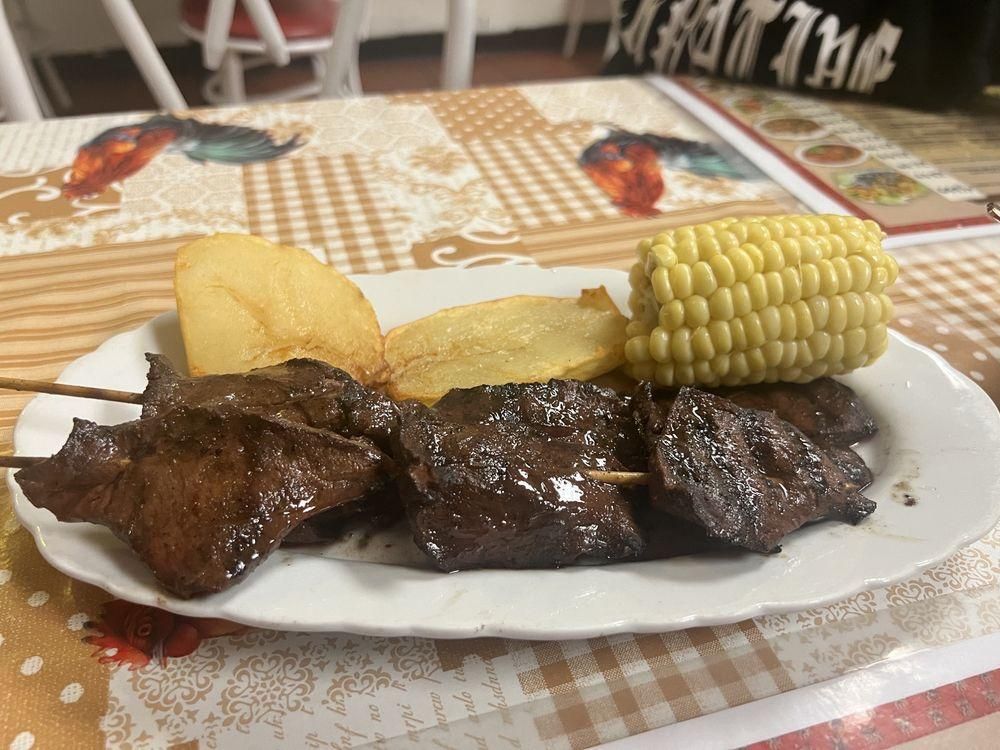Anticuchos dish