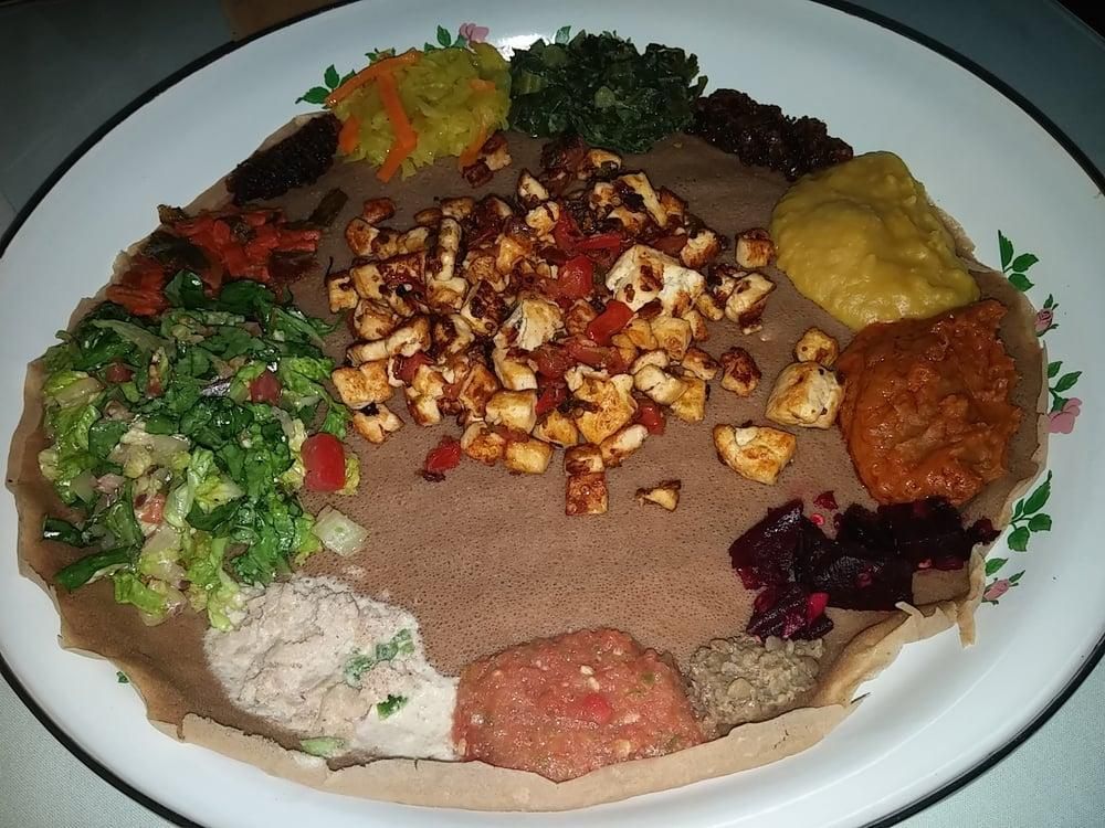 Tofu Tibs dish