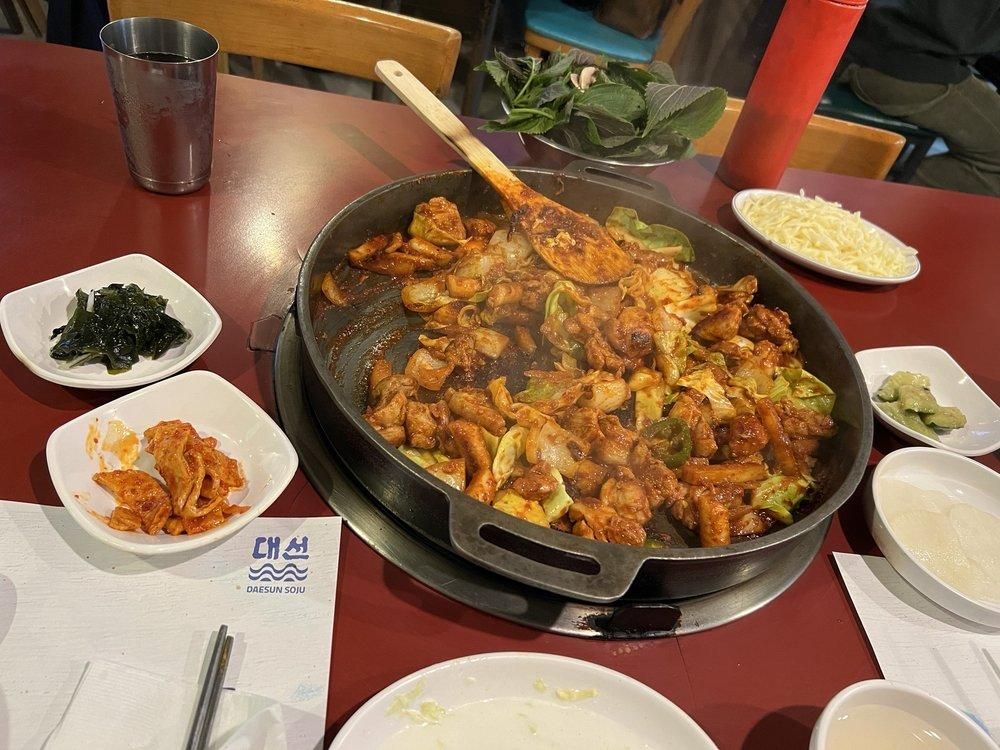 Dak Galbi dish