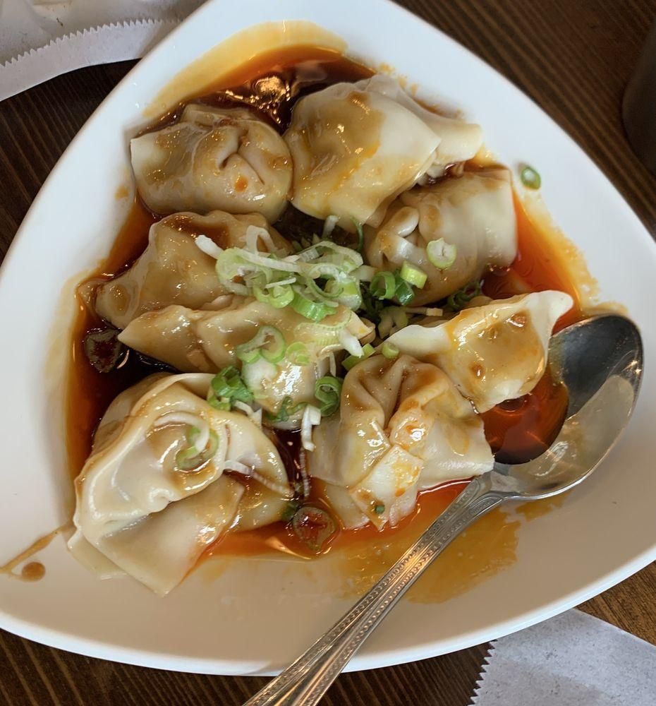 Spicy Wontons dish
