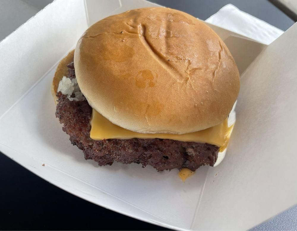 Double Cheeseburger and Fries dish