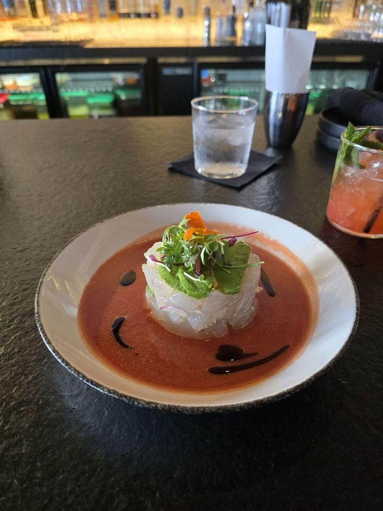Ceviche dish