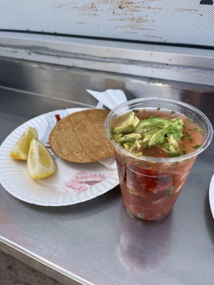 Ceviche dish
