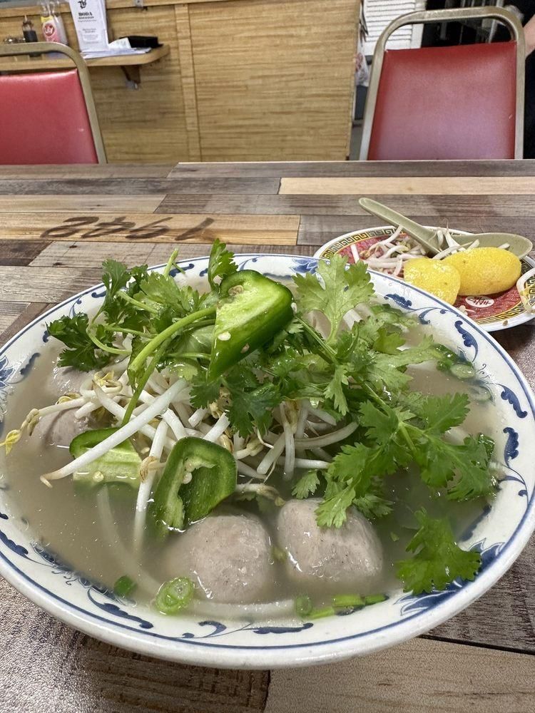 Rare Beef Pho dish