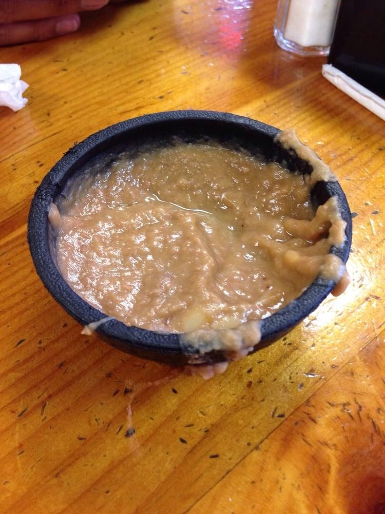Bean Dip and Chips dish