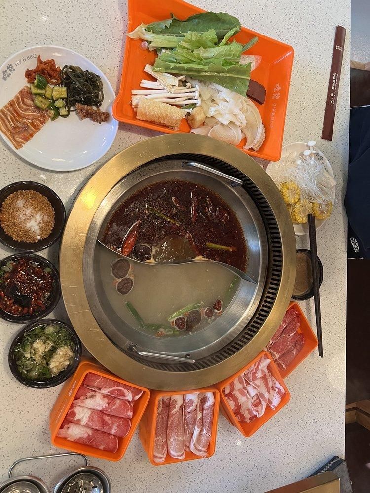 Ayce Hot Pot dish
