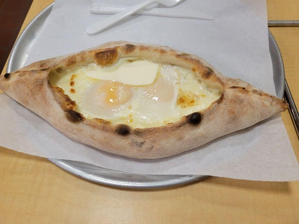 Egg Pizza dish