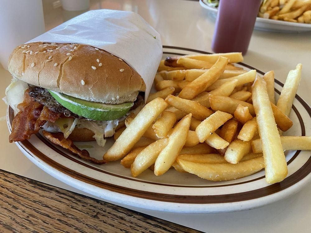 Bacon Avocado Burger dish