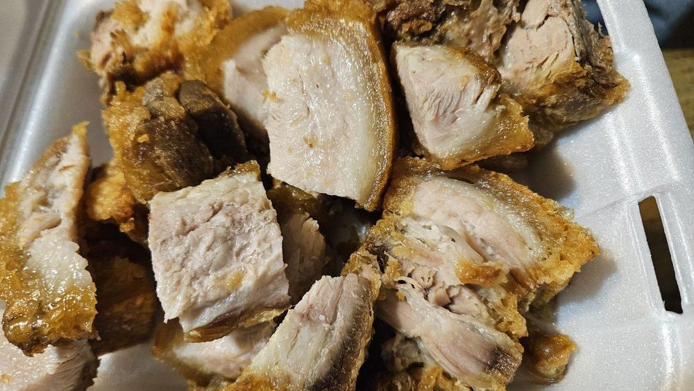 Lechon dish