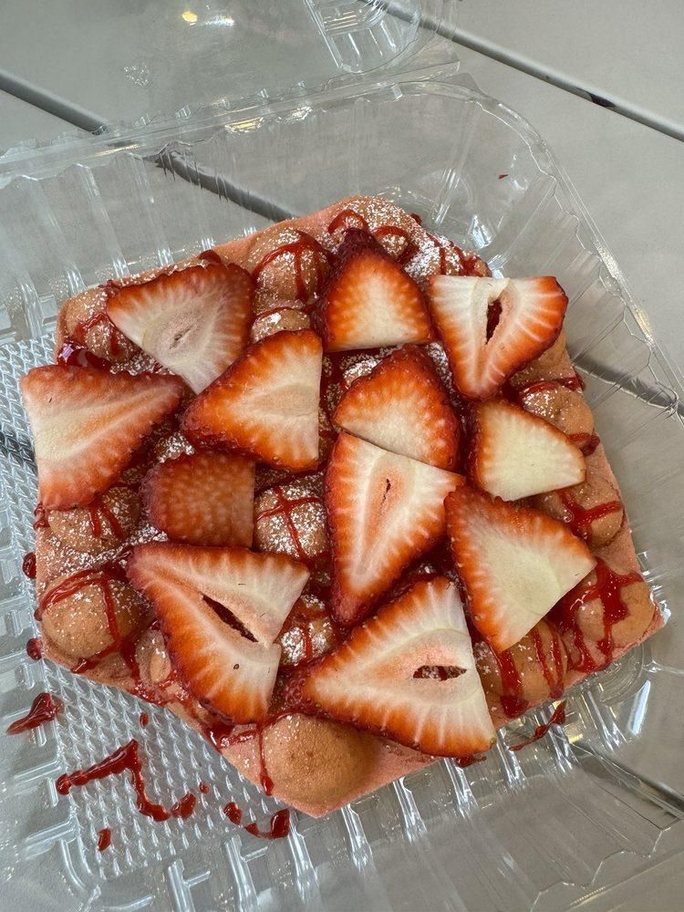 Strawberry Waffles dish