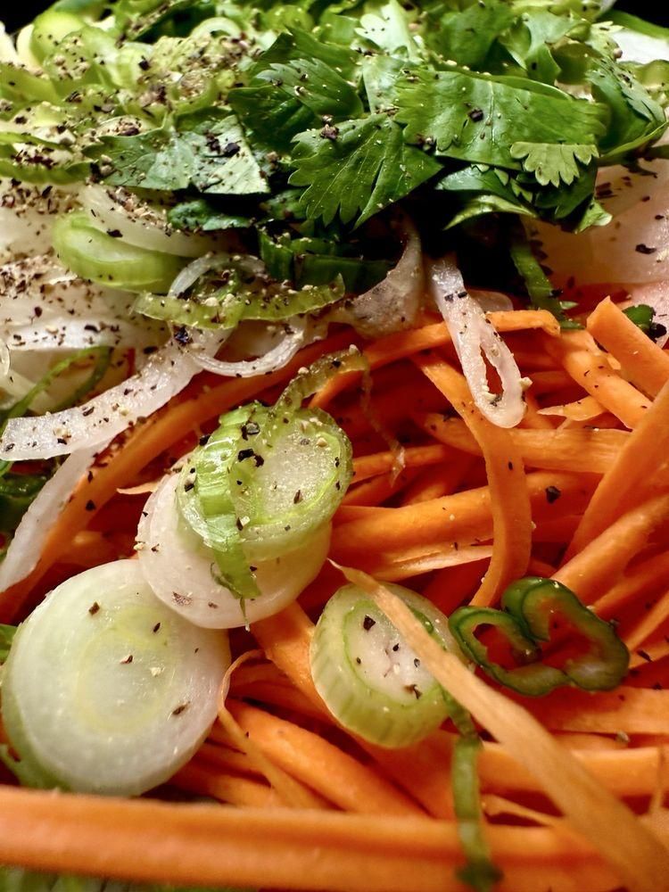 Vegetarian Pho dish