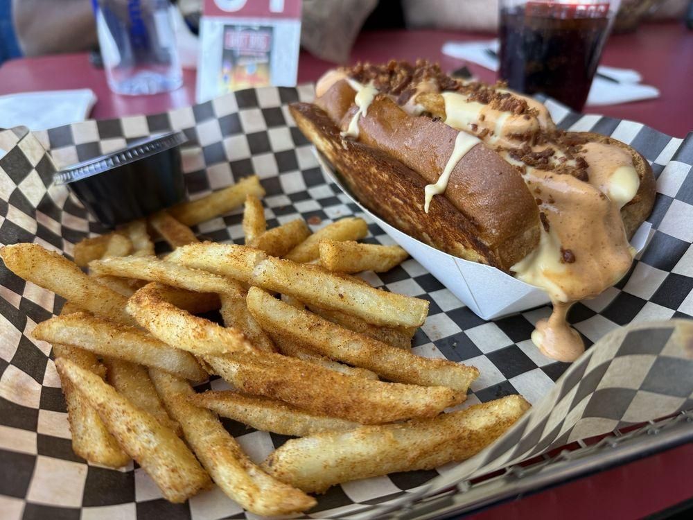 Patty Melt Dog dish