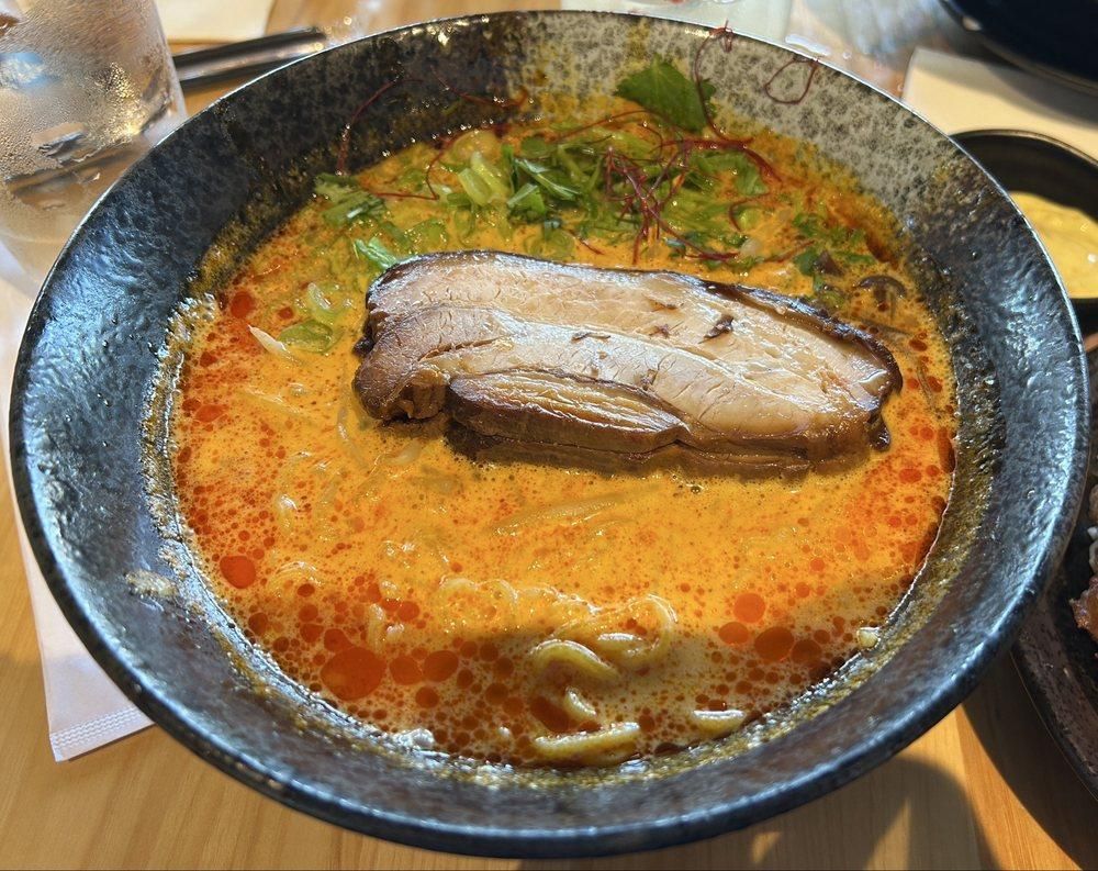 Tom Kha Ramen dish