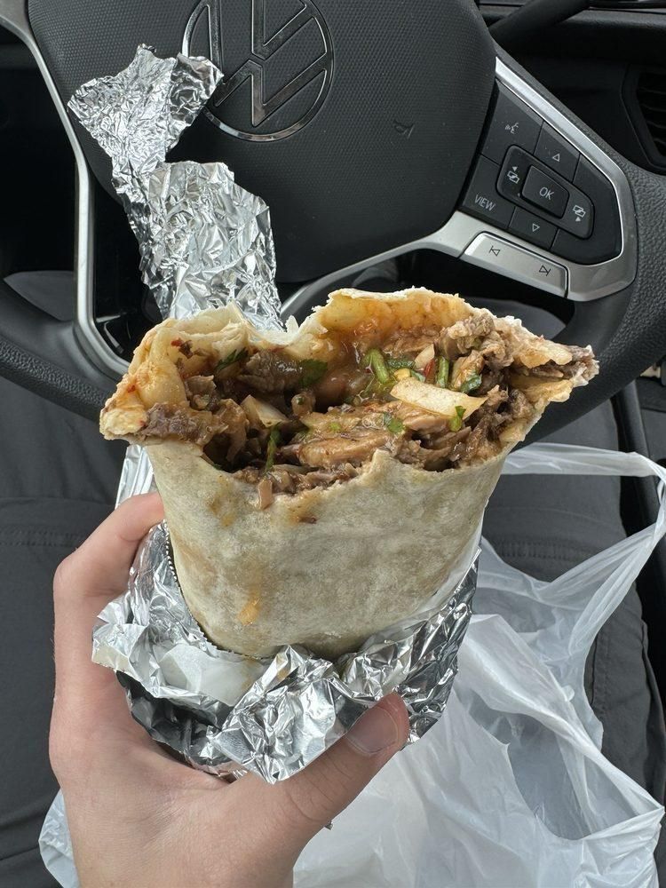 Carne Asada Burrito dish
