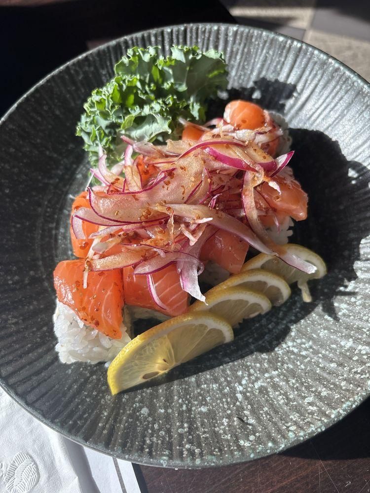 Salmon Rolls dish