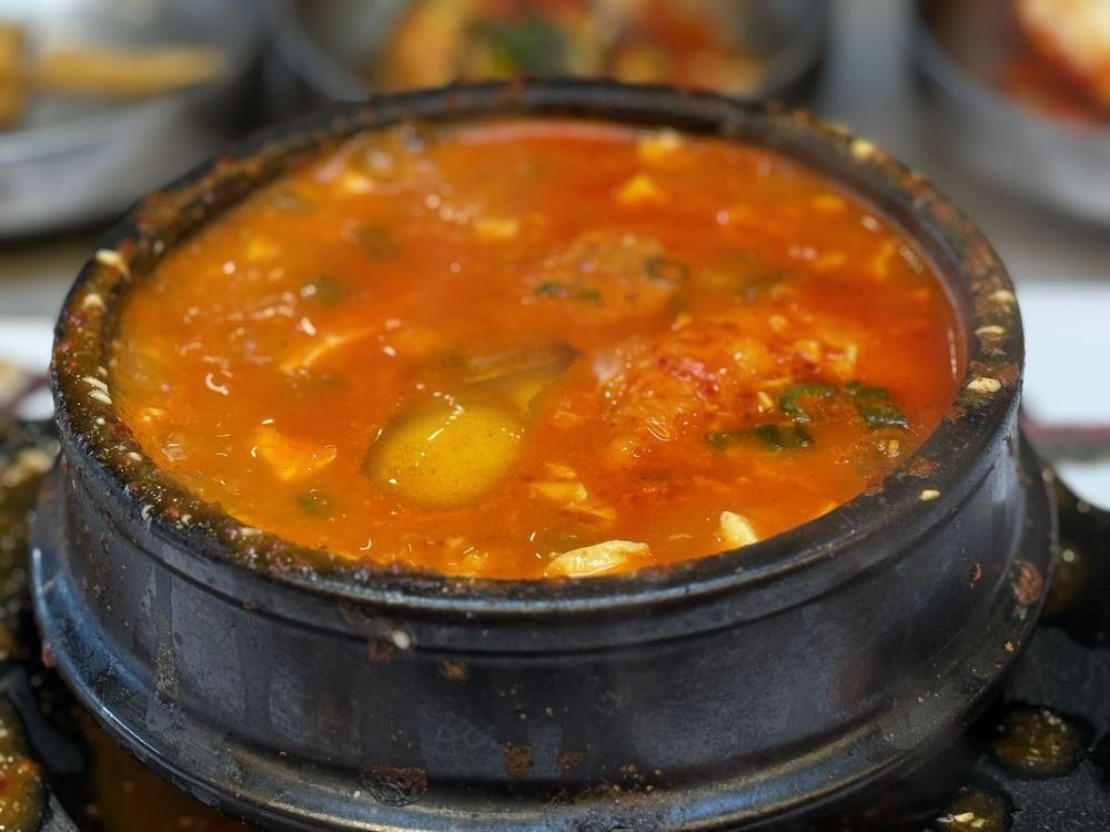 Soon Tofu Soups dish