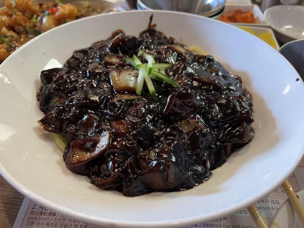 Black Bean Noodles dish