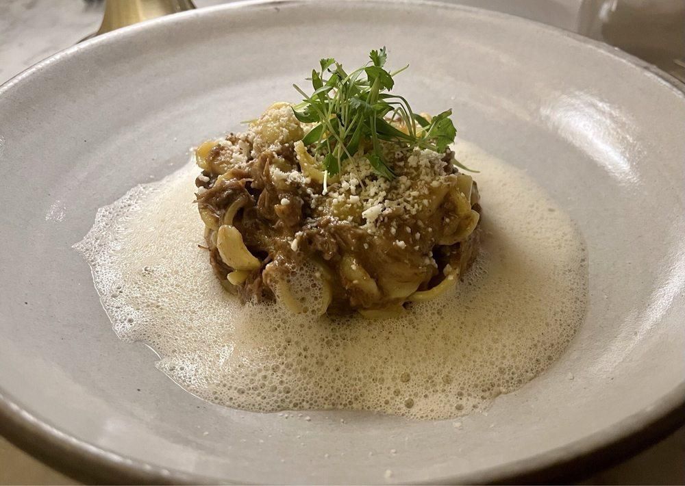 Orecchiette Birria dish