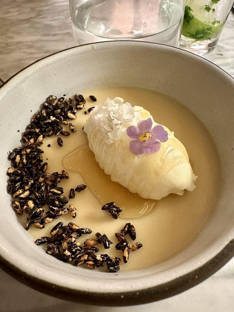 Earl Grey Panna Cotta dish