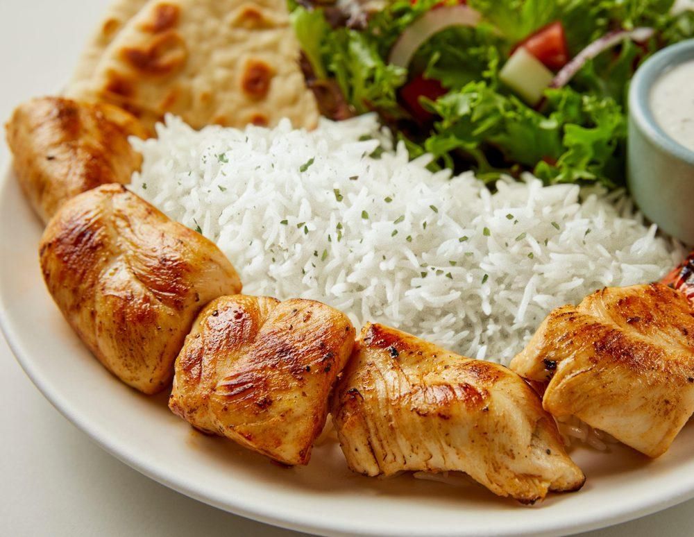 Chicken Kabob dish