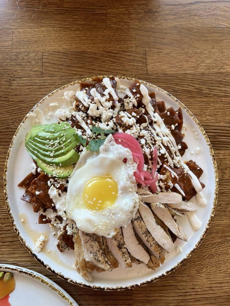 Chilaquiles dish