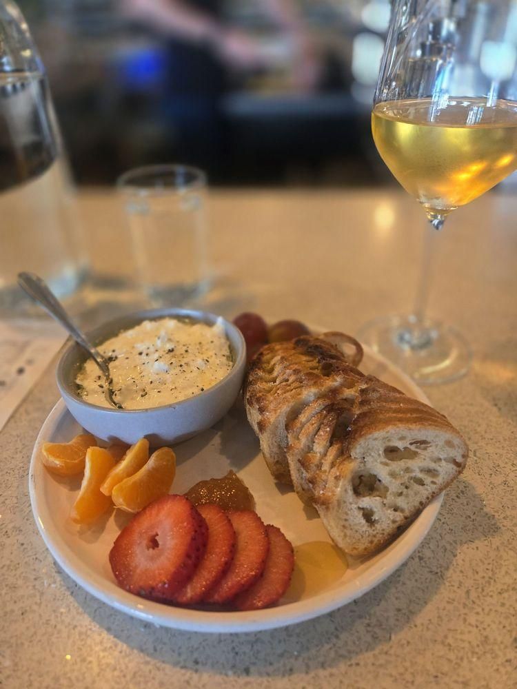 Burrata dish