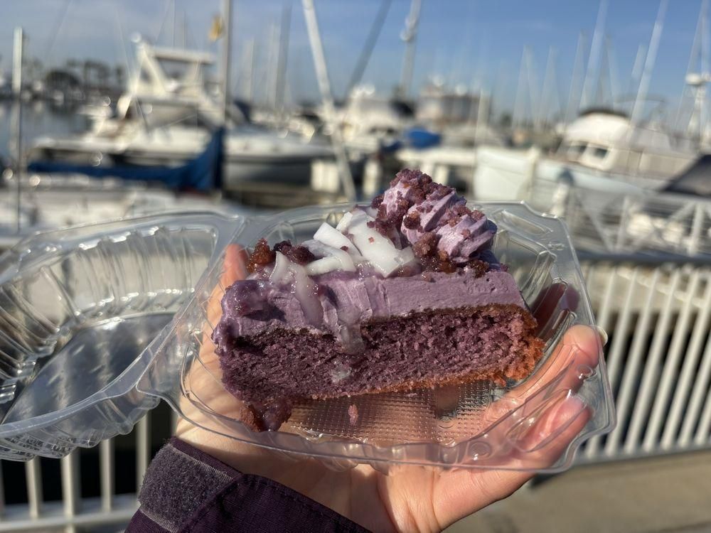Ube Cake dish