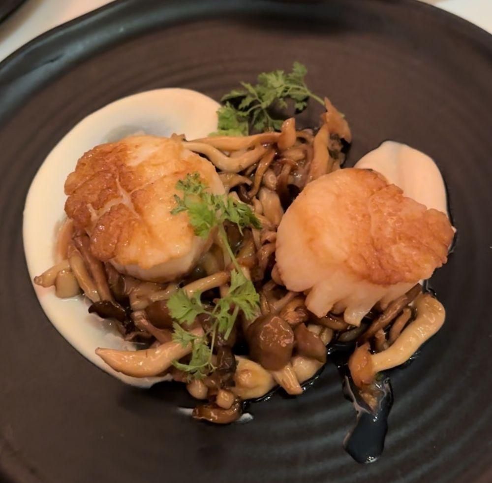 Scallops dish