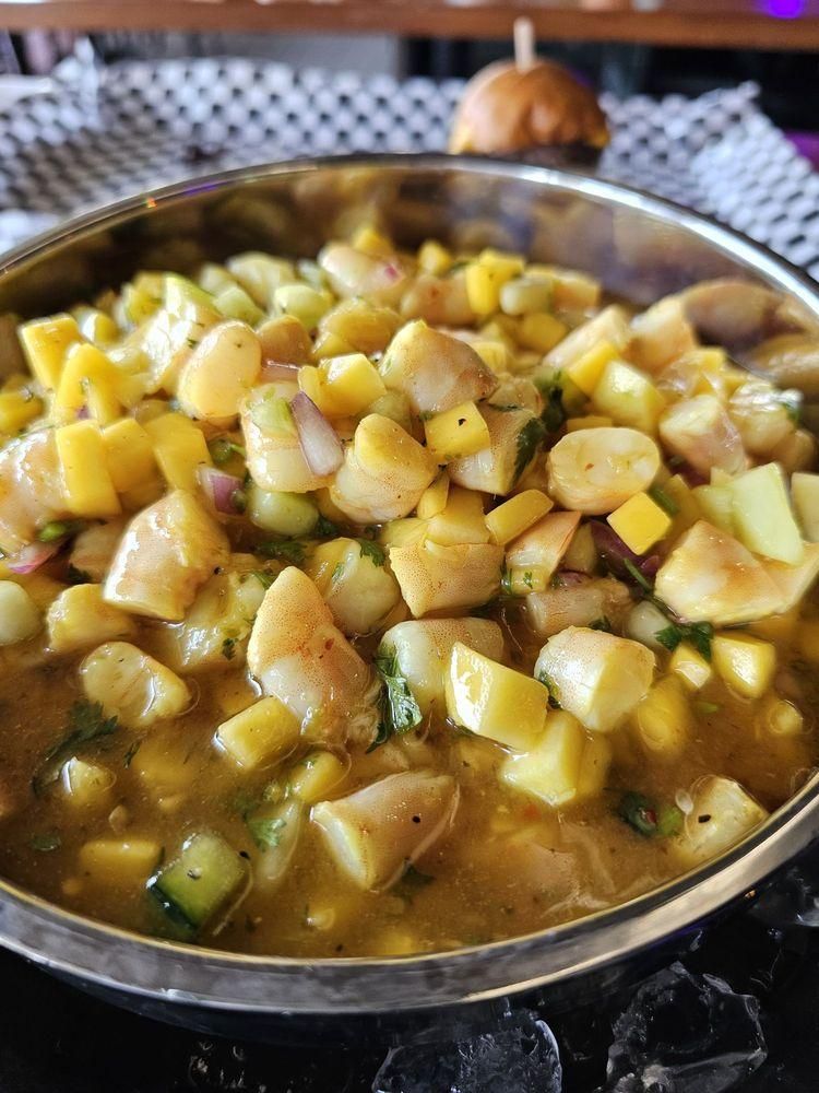 Ceviche dish