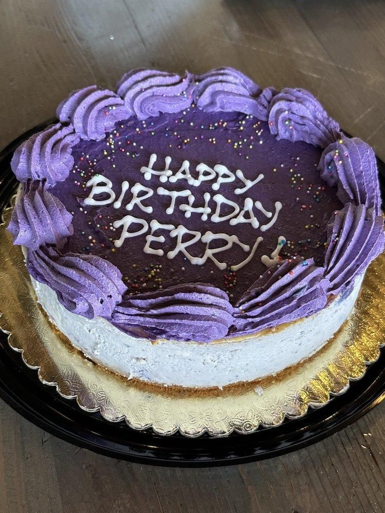 Ube Cheesecake dish