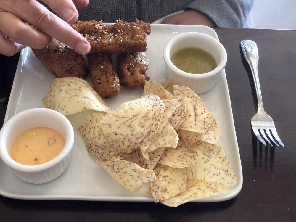 Asian Fish And Chips dish