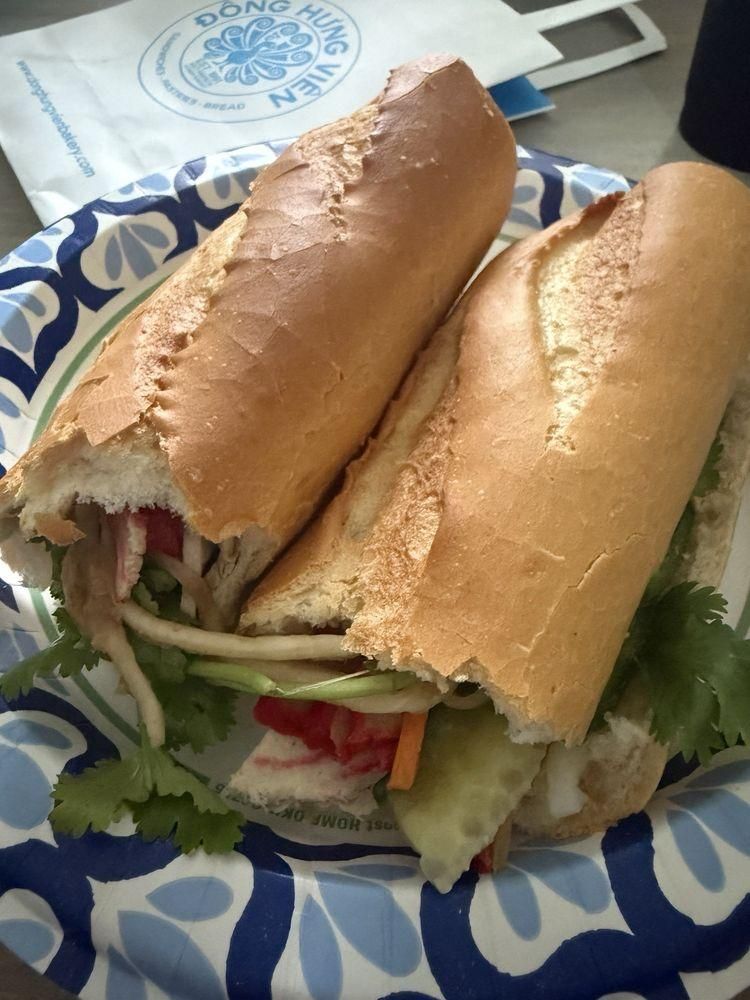 Vegan Banh Mi dish